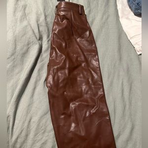 Whitefox Brown Leather pants